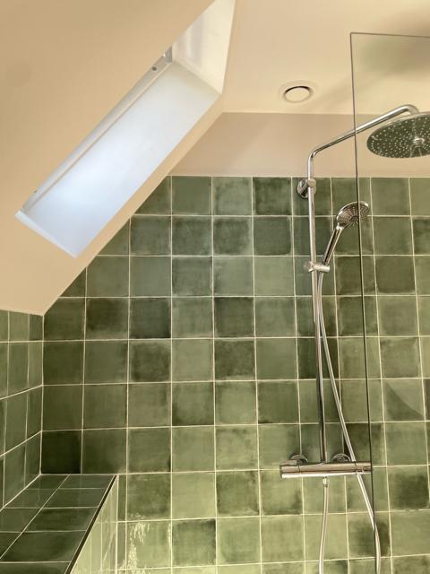 Douche et lumière naturelle